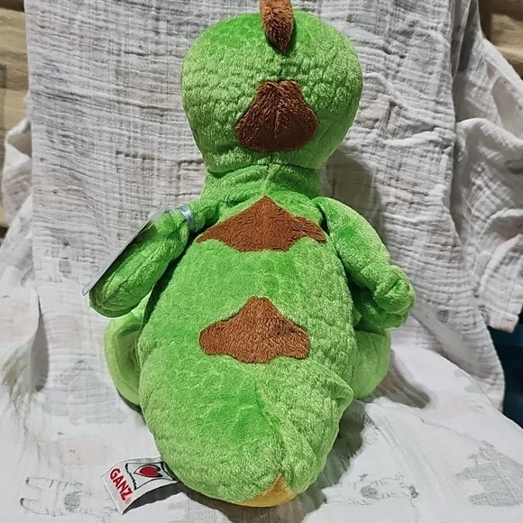 With Code Webkinz Key Lime Dino Plush; With Active Code - Picture 9 of 10